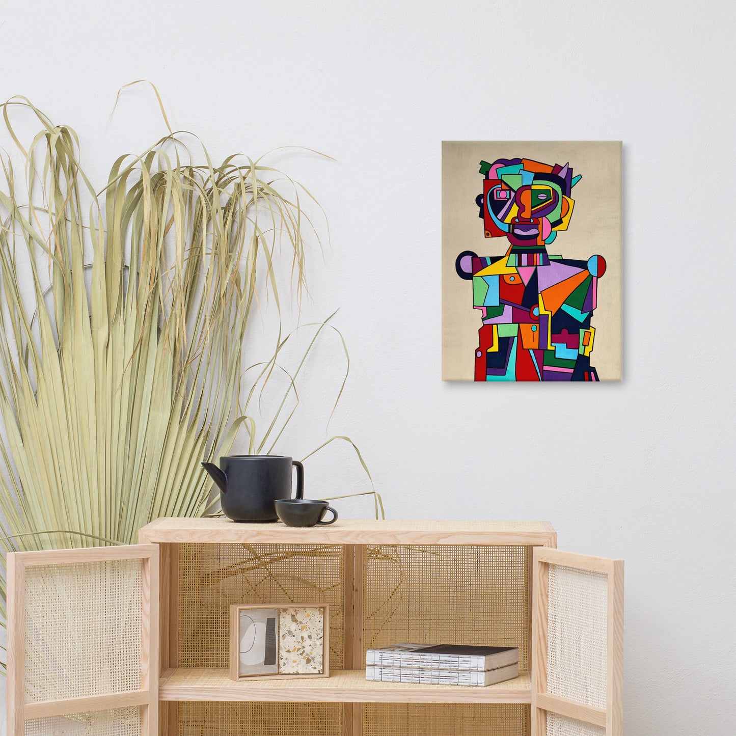 Zion Taino Warrior Canvas