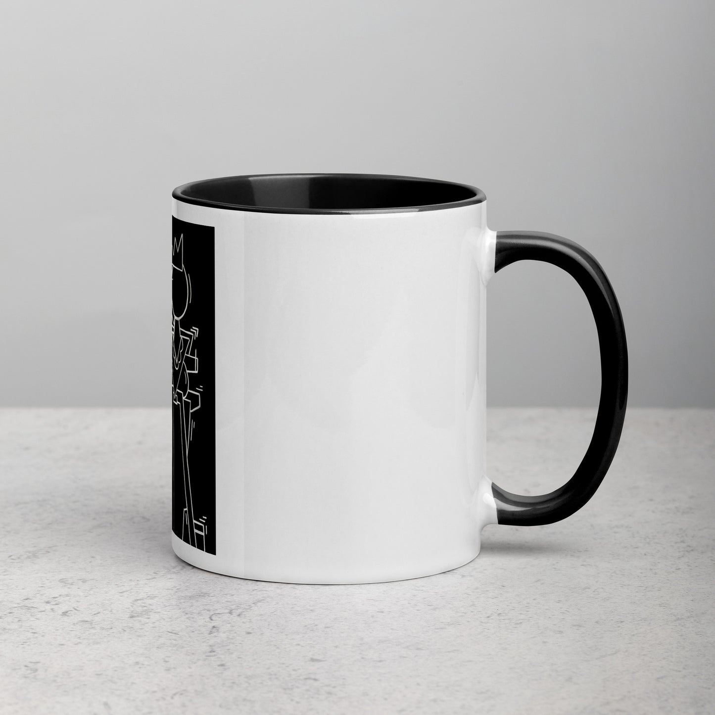 "King and Queen" Mug with Color Inside