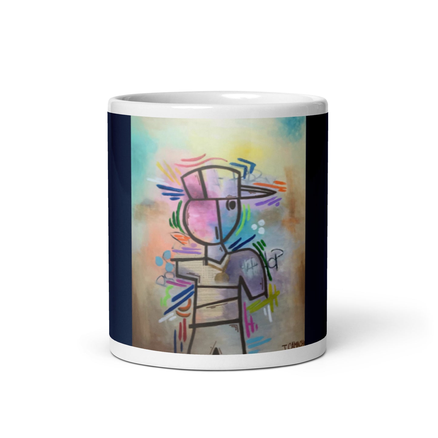 "BBoy" White glossy mug
