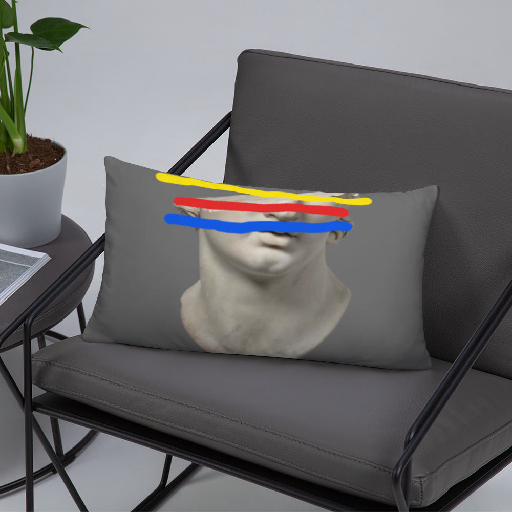 "Greek Graffiti" Basic Pillow