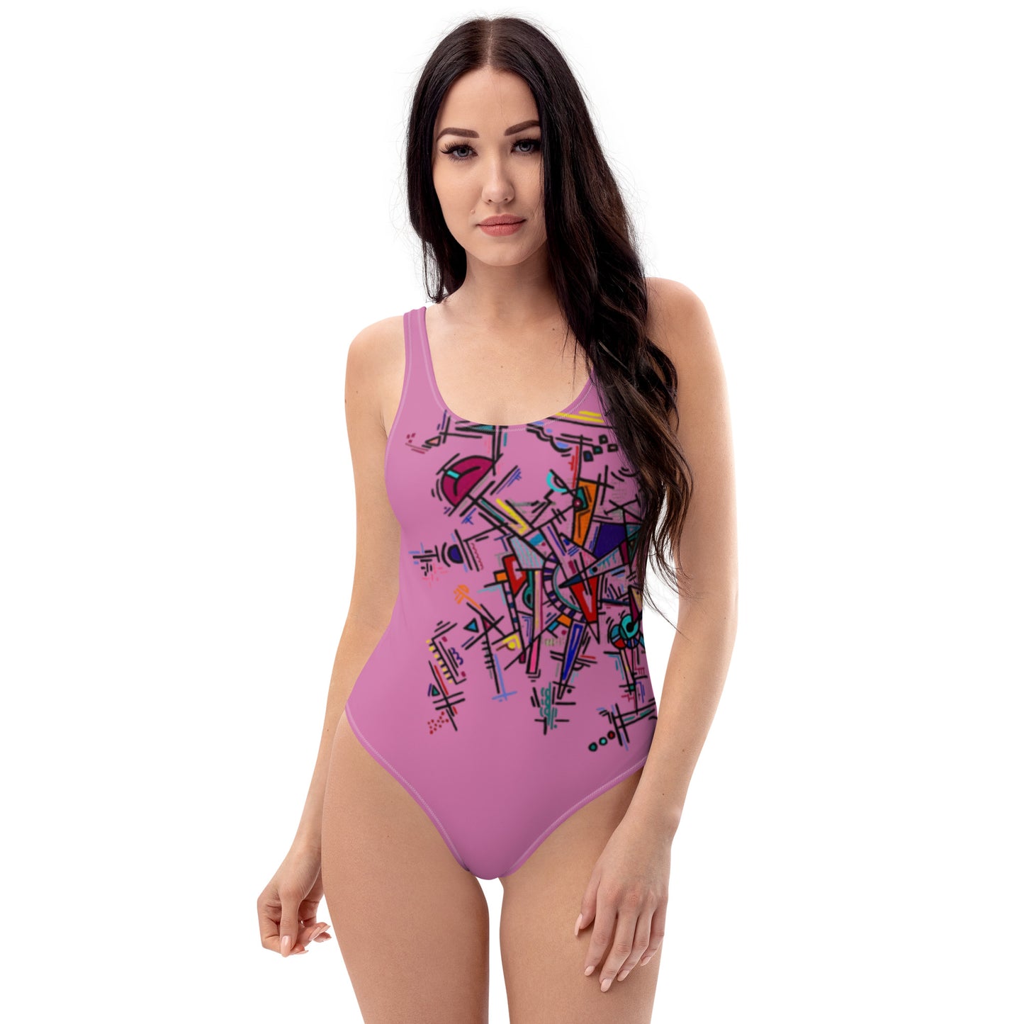 "R" One-Piece Swimsuit