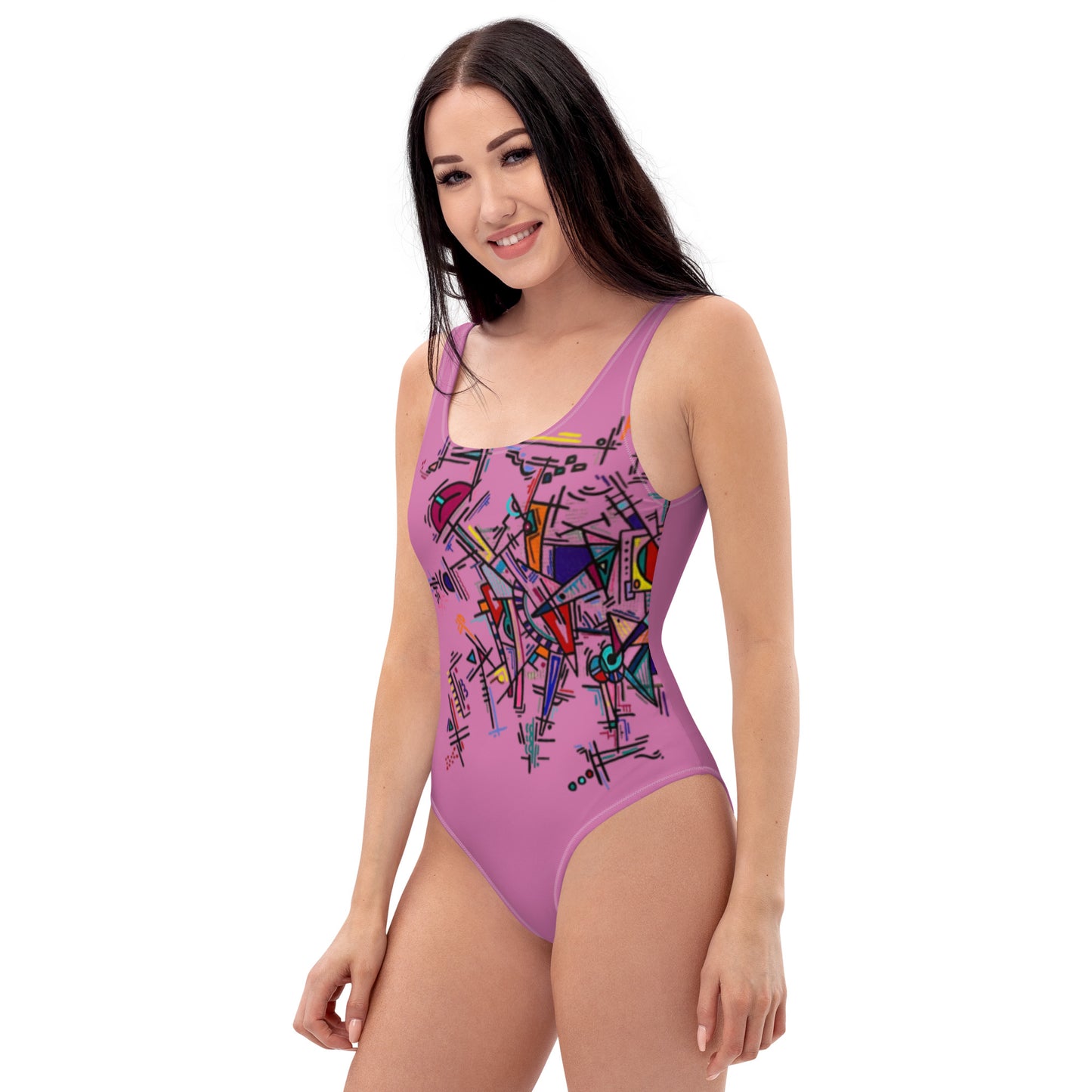 "R" One-Piece Swimsuit