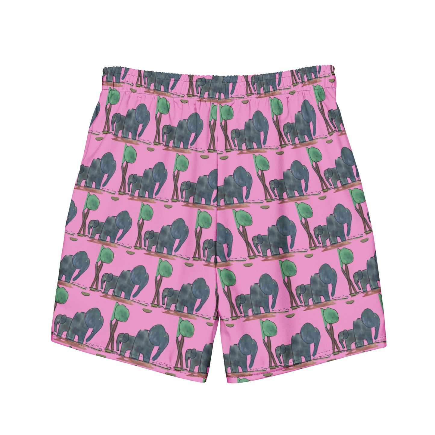 "Elephants" Men's swim trunks