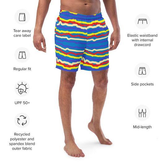 "Strips" Men's swim trunks