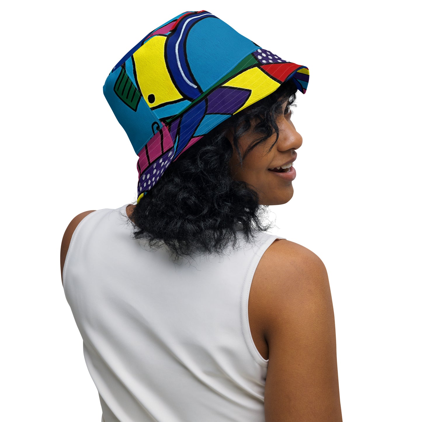 The love of music Reversible bucket hat