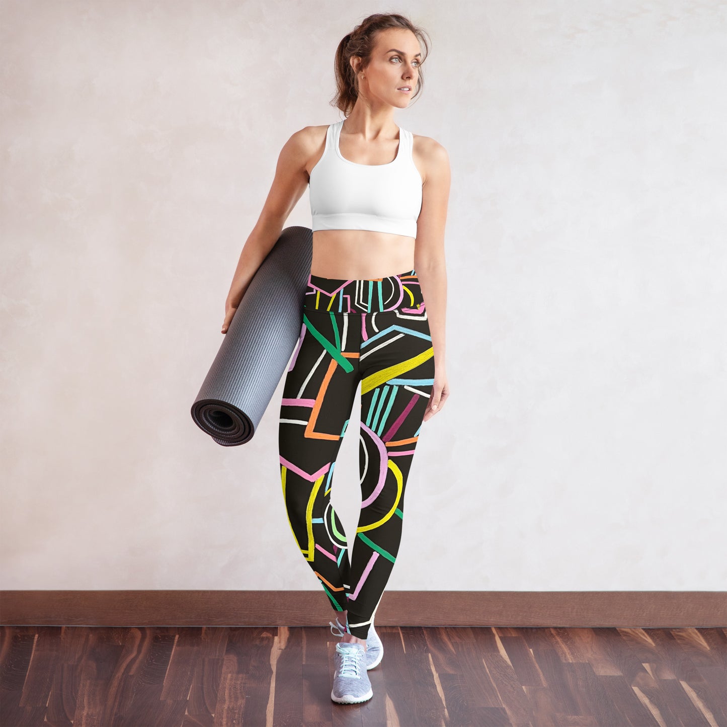 _"melodies of my silhouette" Yoga Leggings