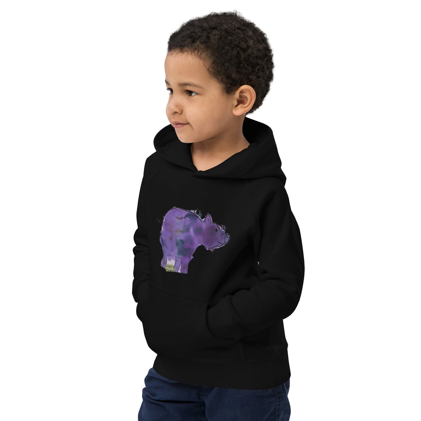 " Pig" Kids eco hoodie