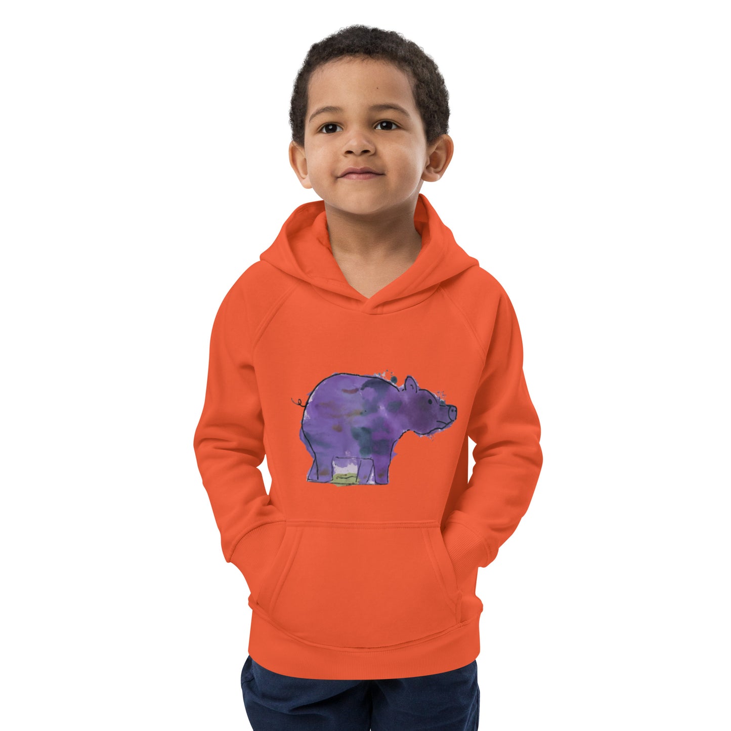 " Pig" Kids eco hoodie