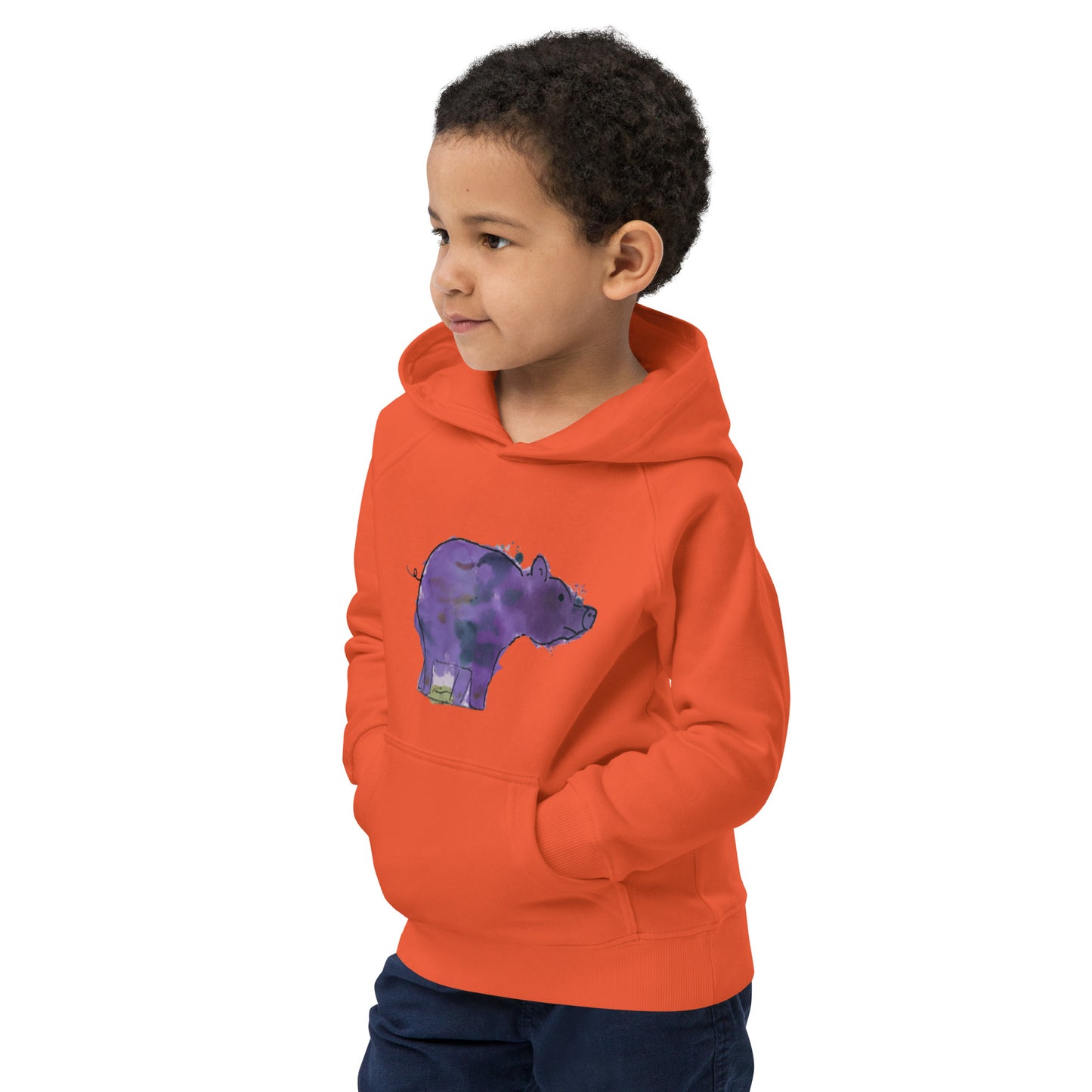 " Pig" Kids eco hoodie