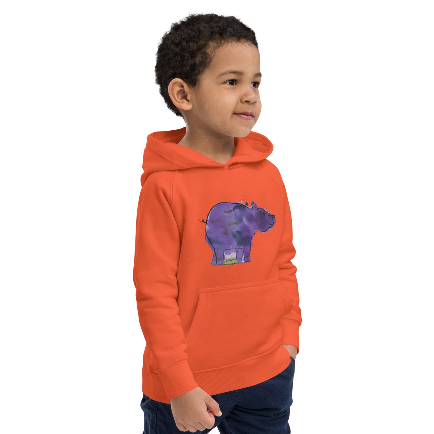 " Pig" Kids eco hoodie