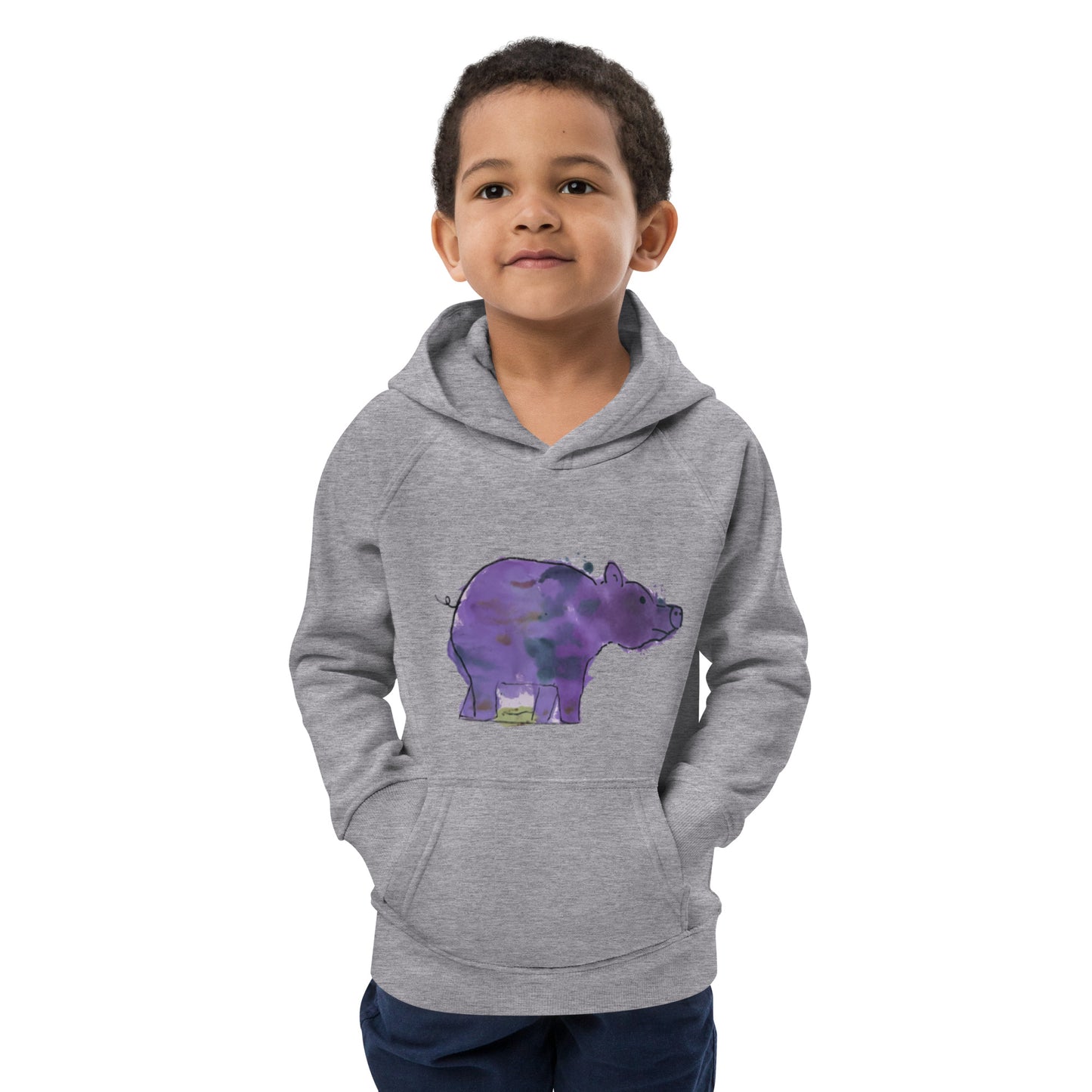 " Pig" Kids eco hoodie