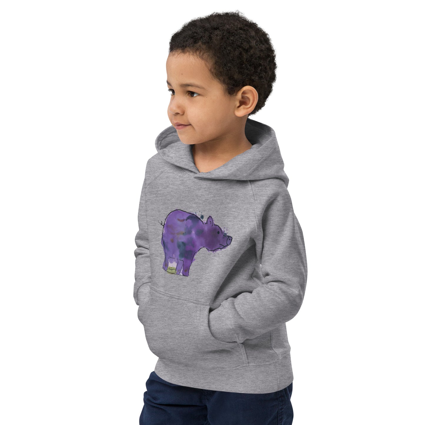 " Pig" Kids eco hoodie