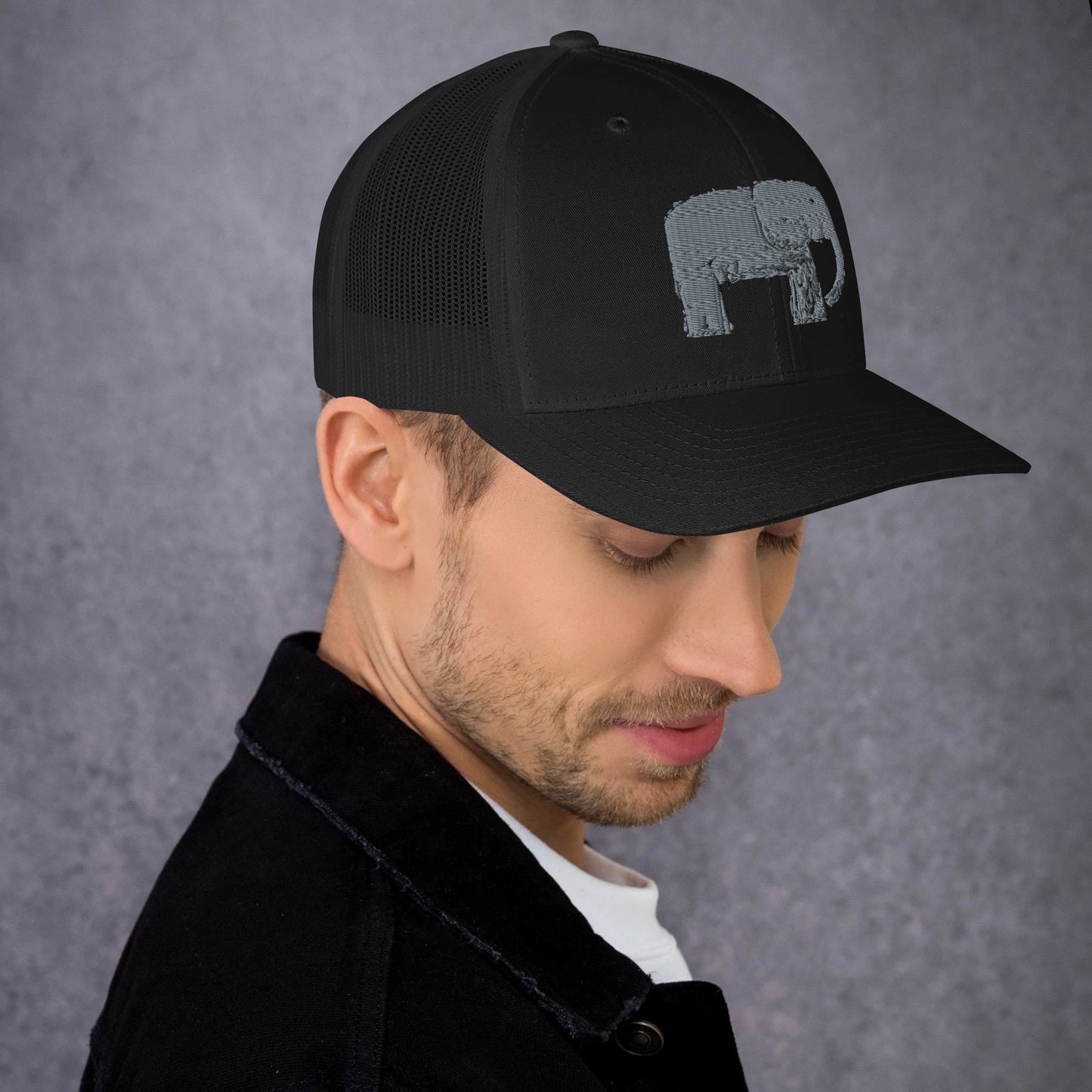 "Elephants" by Ryzen Trucker Cap