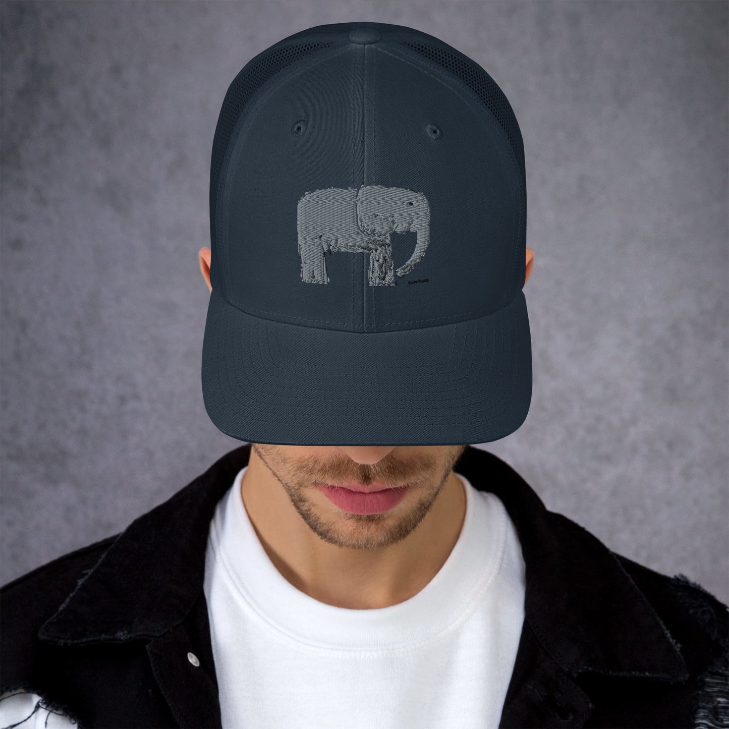 "Elephants" by Ryzen Trucker Cap