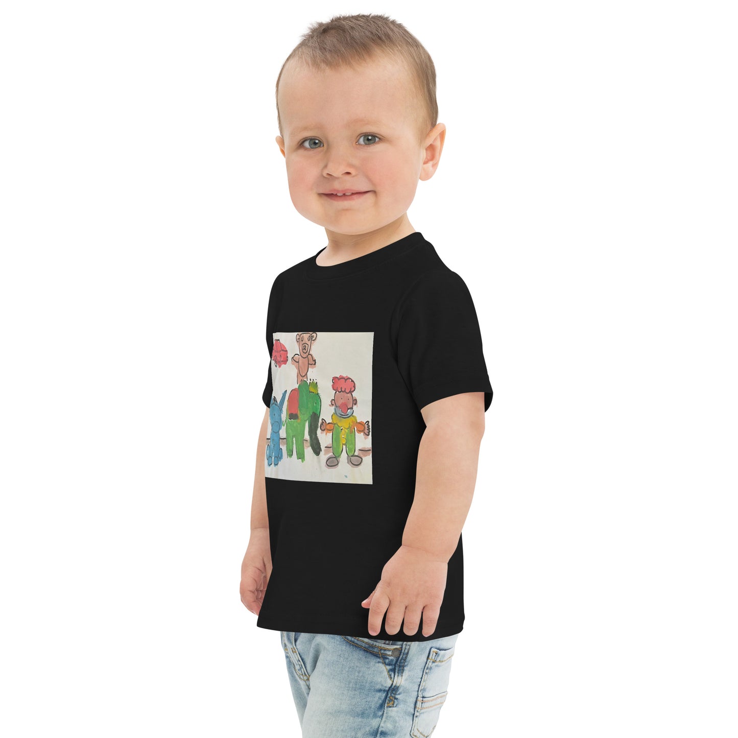 "TOYS" Toddler jersey t-shirt