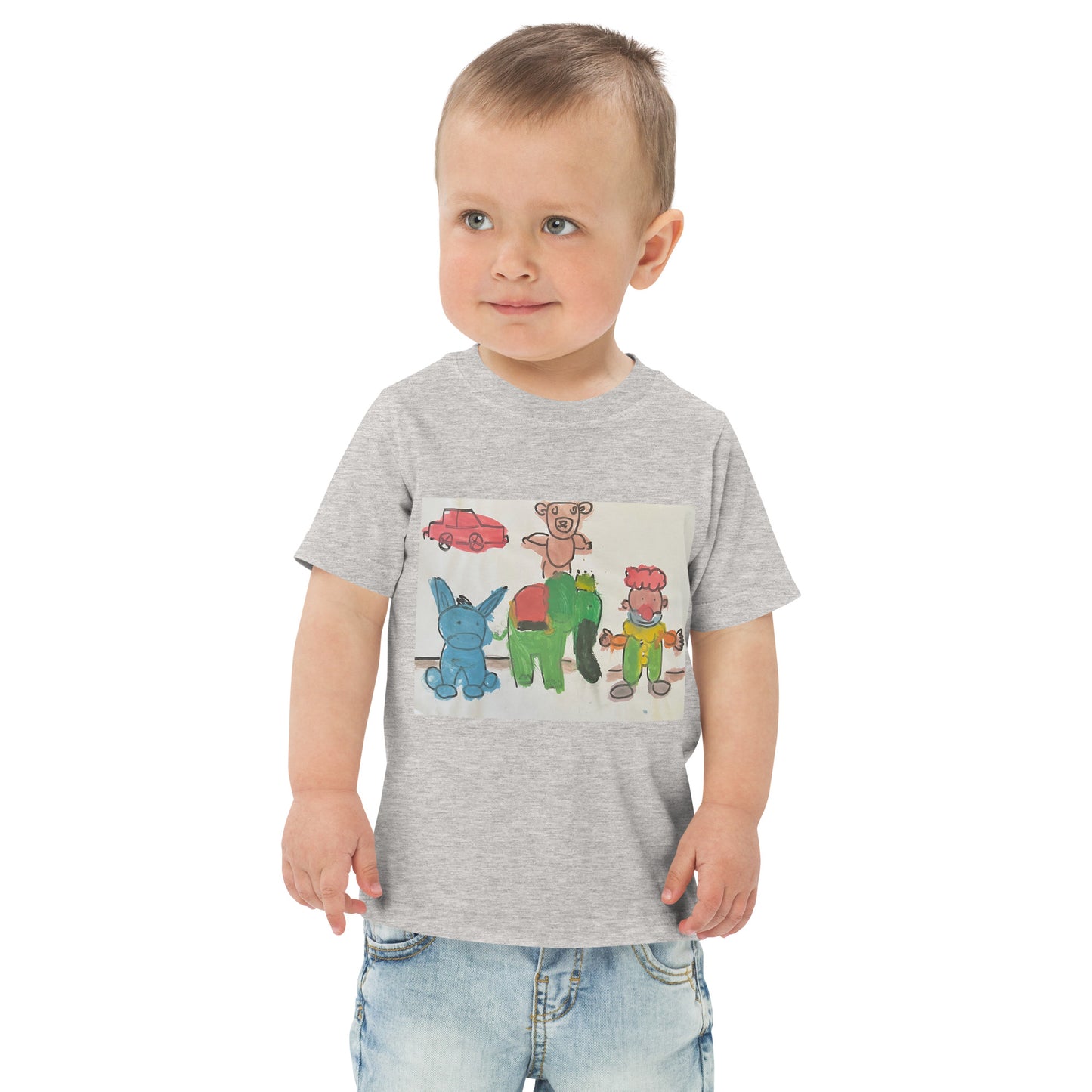 "TOYS" Toddler jersey t-shirt