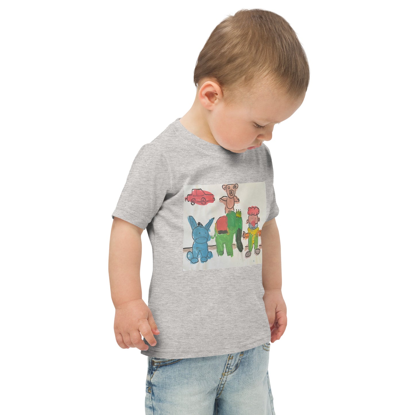 "TOYS" Toddler jersey t-shirt