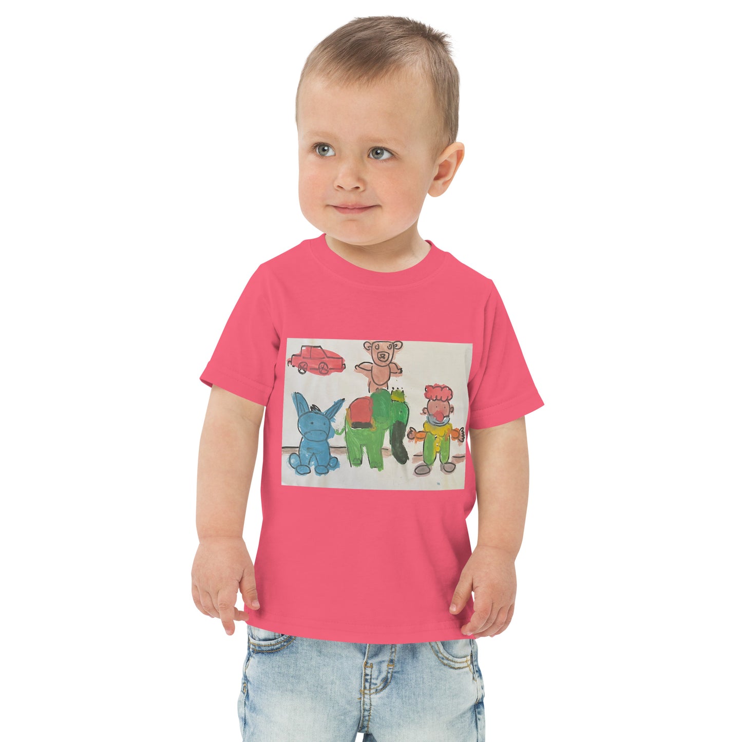 "TOYS" Toddler jersey t-shirt