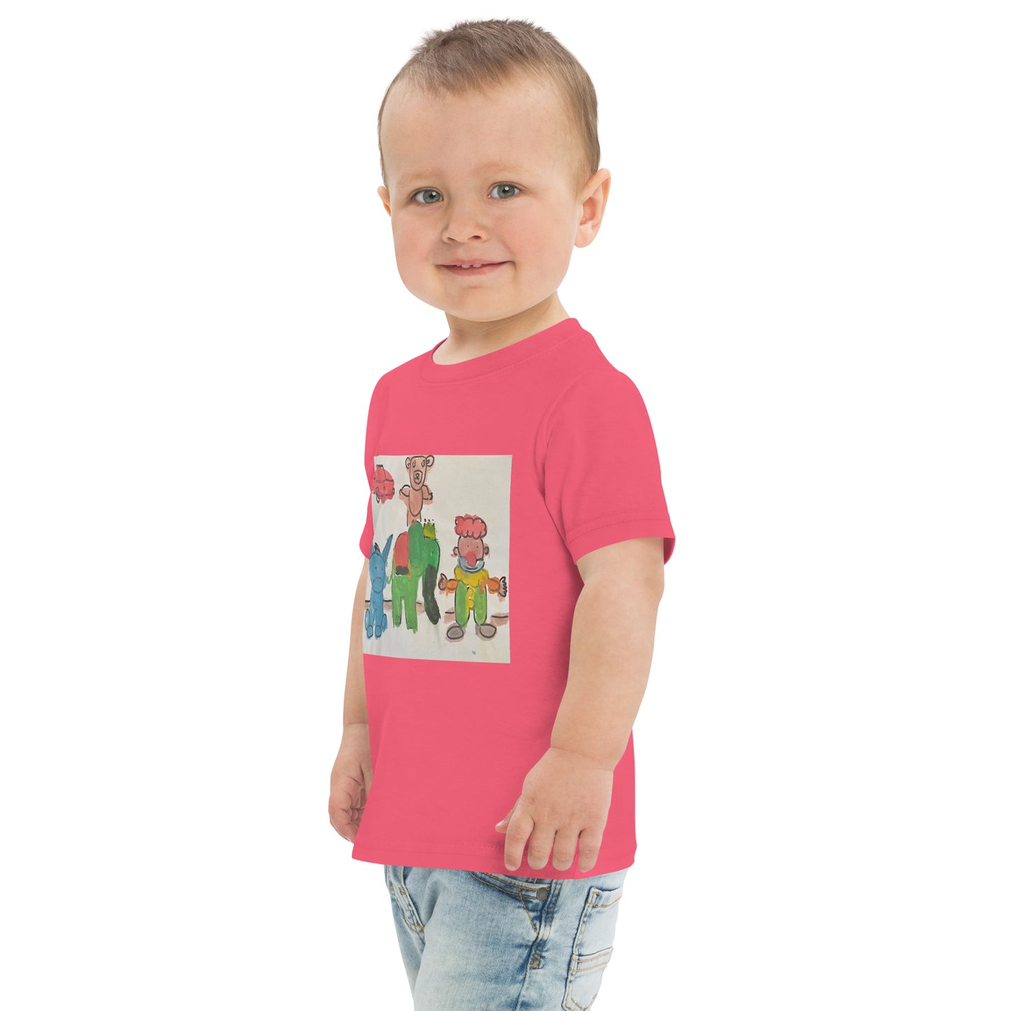 "TOYS" Toddler jersey t-shirt