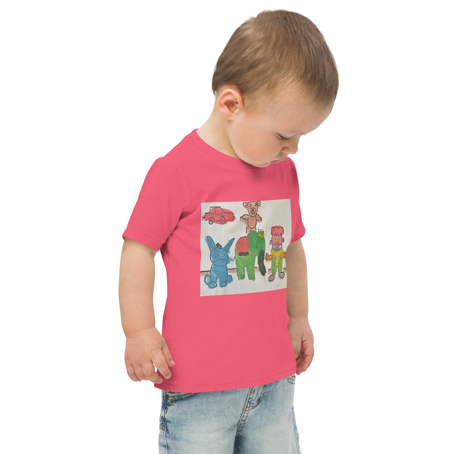 "TOYS" Toddler jersey t-shirt