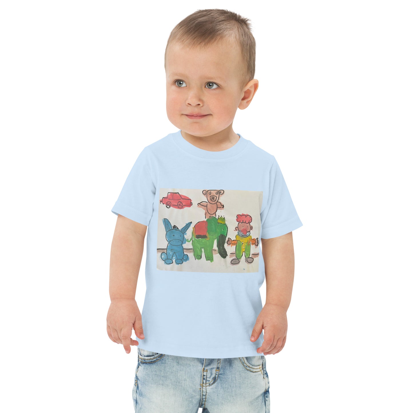 "TOYS" Toddler jersey t-shirt