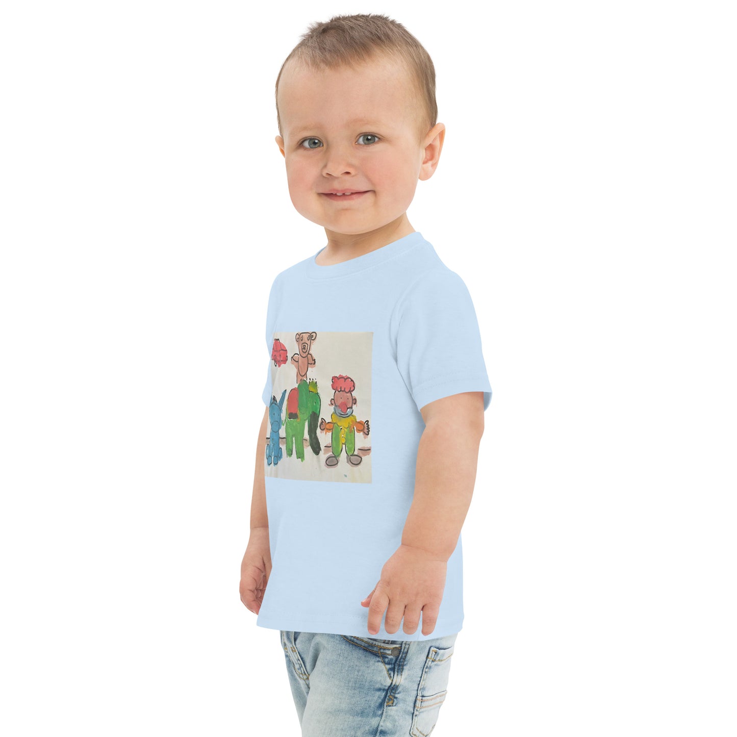 "TOYS" Toddler jersey t-shirt