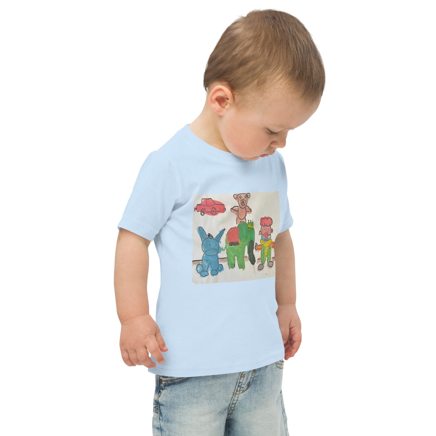 "TOYS" Toddler jersey t-shirt