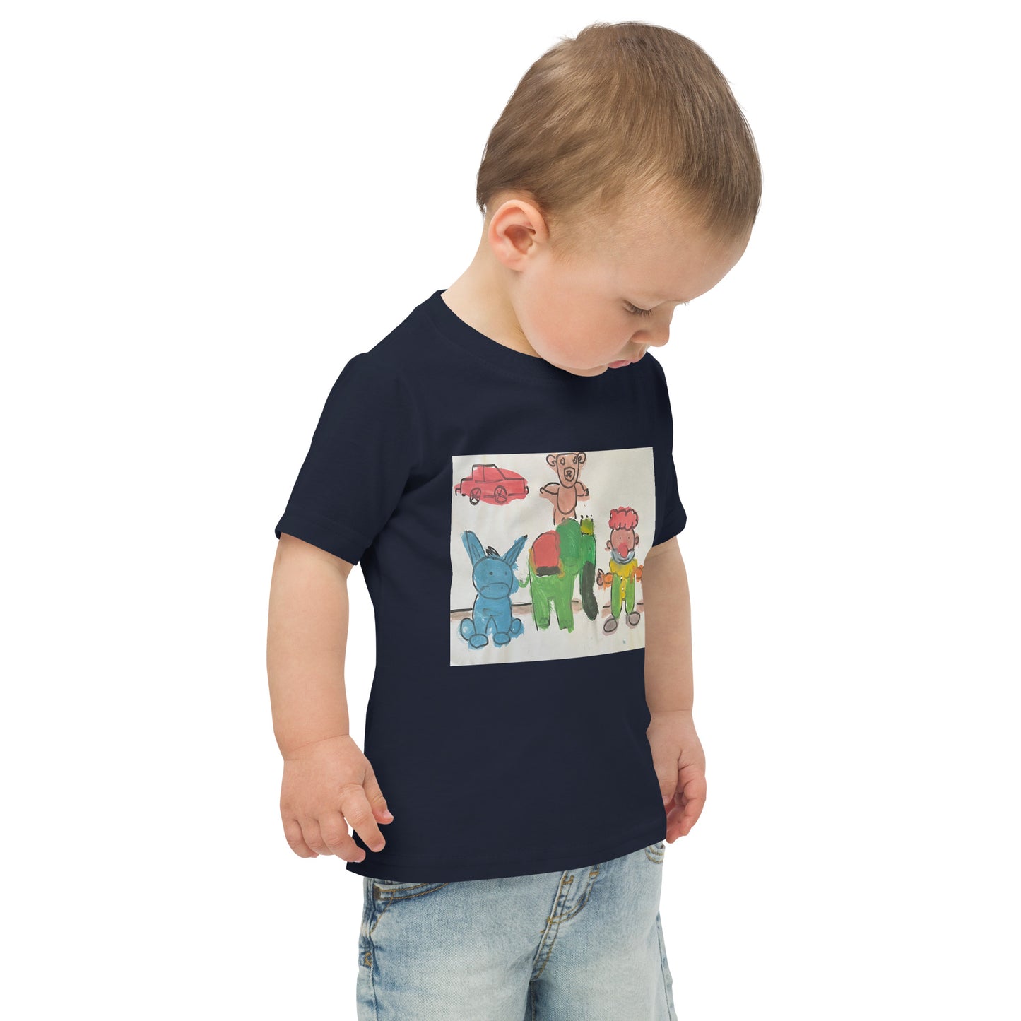 "TOYS" Toddler jersey t-shirt