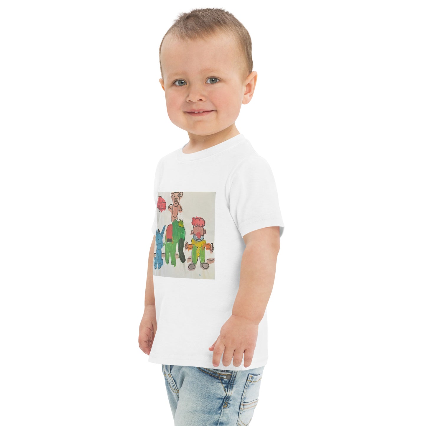 "TOYS" Toddler jersey t-shirt