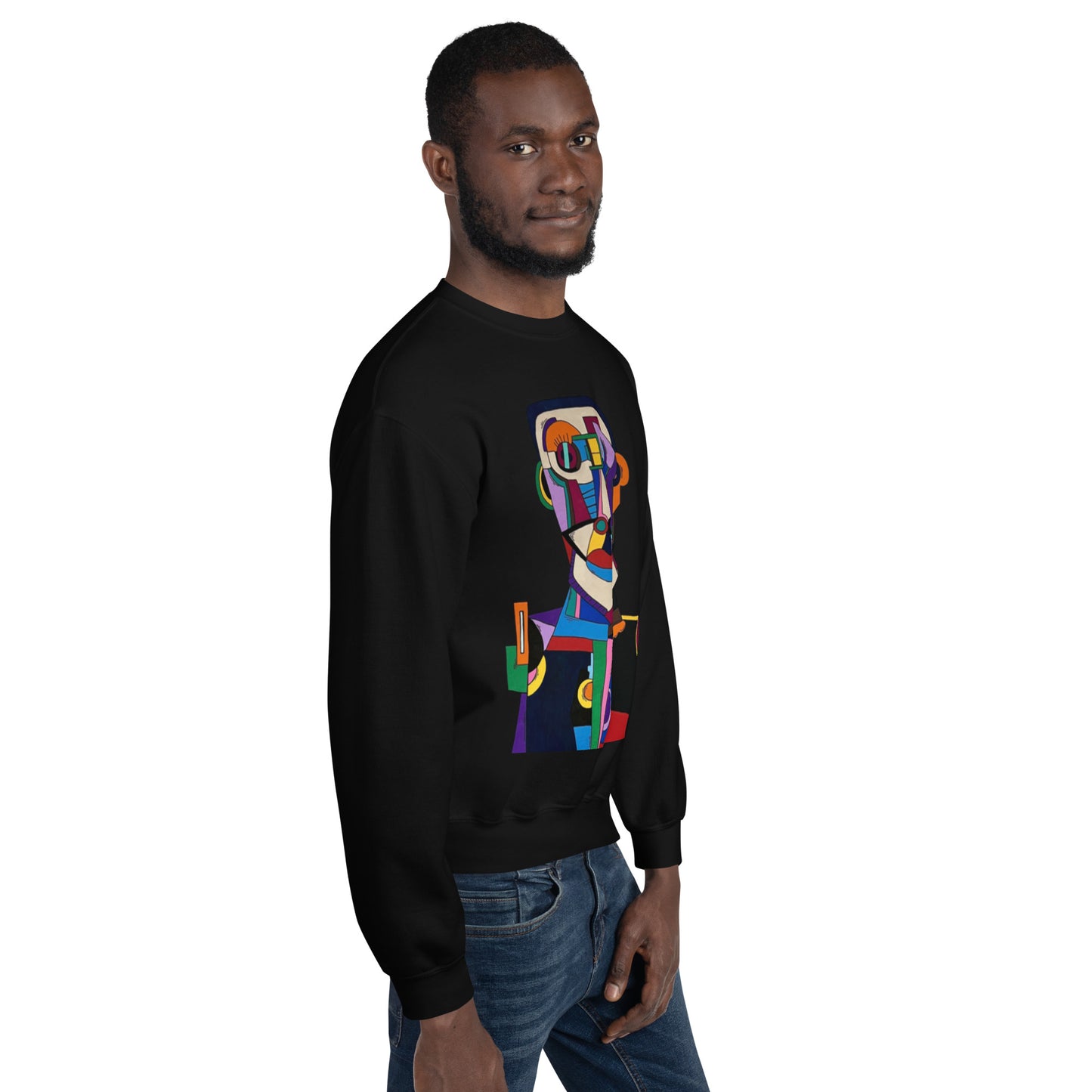 "Frantic scholar in search of happiness"Unisex Sweatshirt