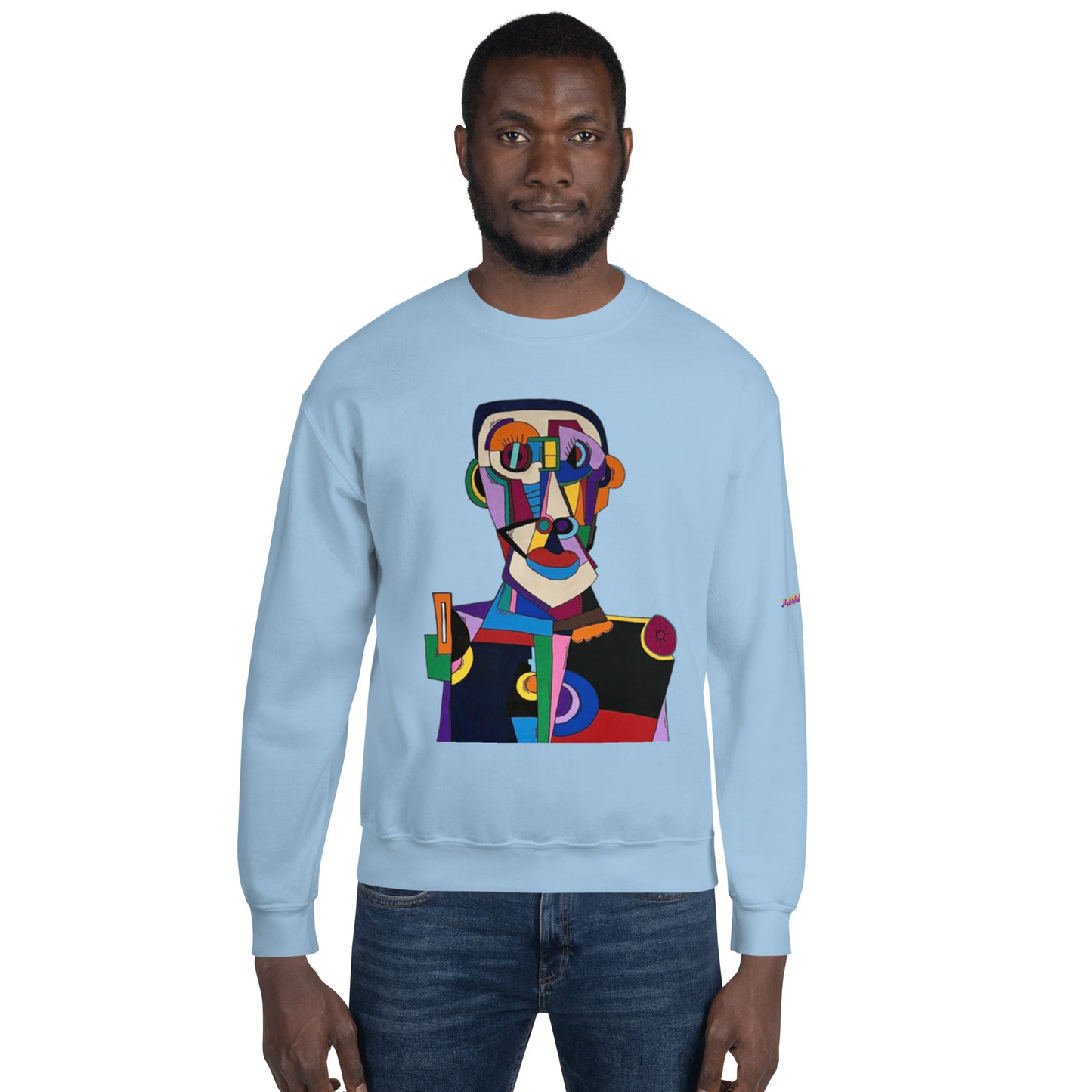 "Frantic scholar in search of happiness"Unisex Sweatshirt