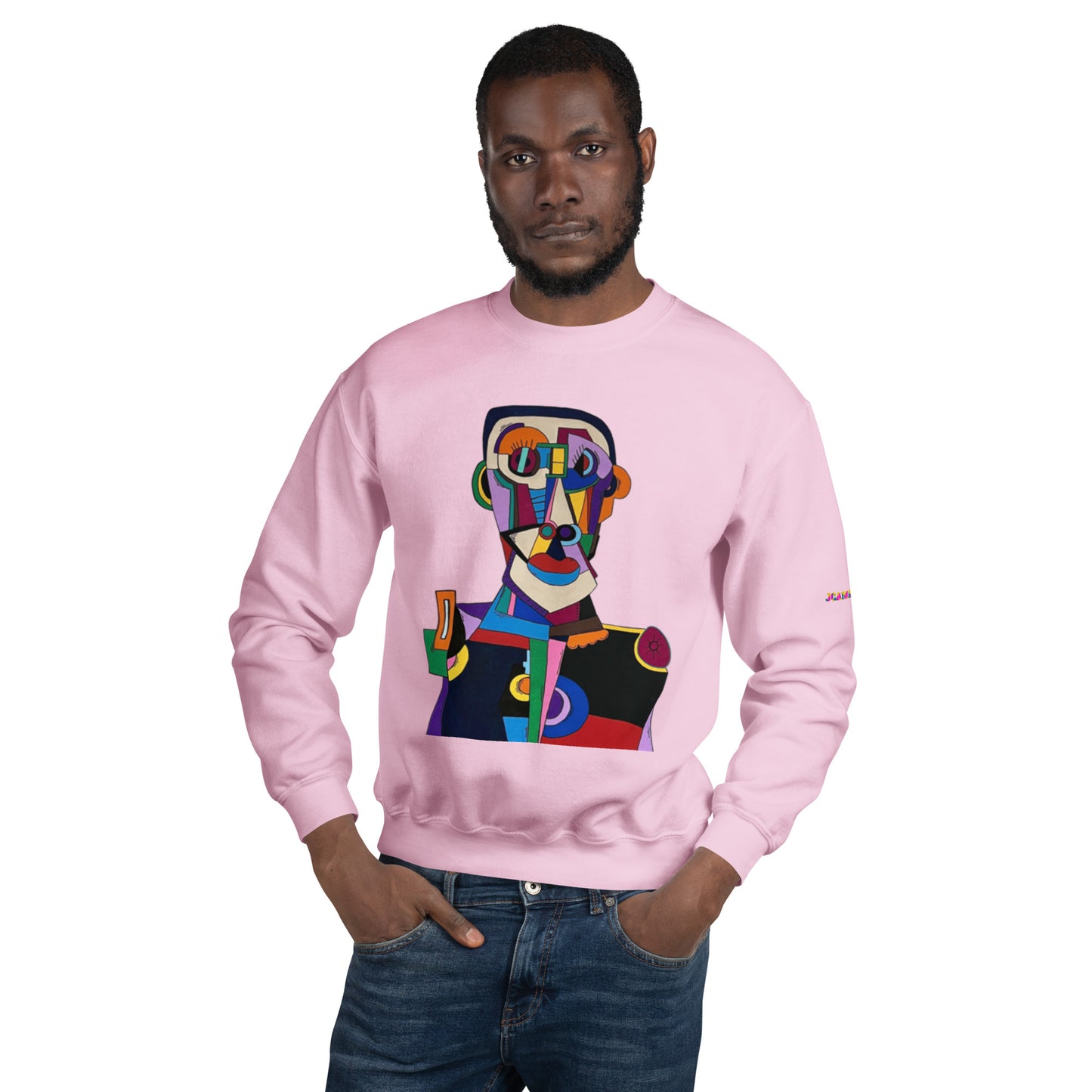 "Frantic scholar in search of happiness"Unisex Sweatshirt