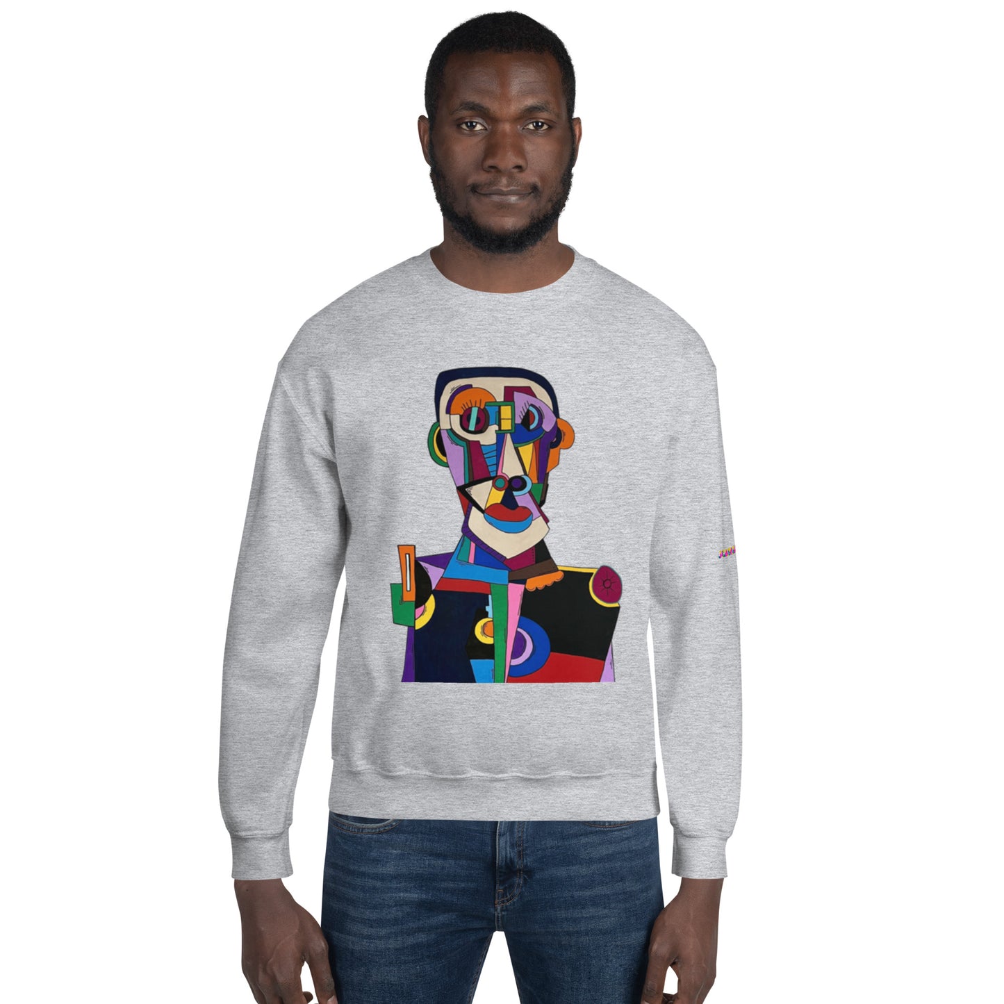 "Frantic scholar in search of happiness"Unisex Sweatshirt