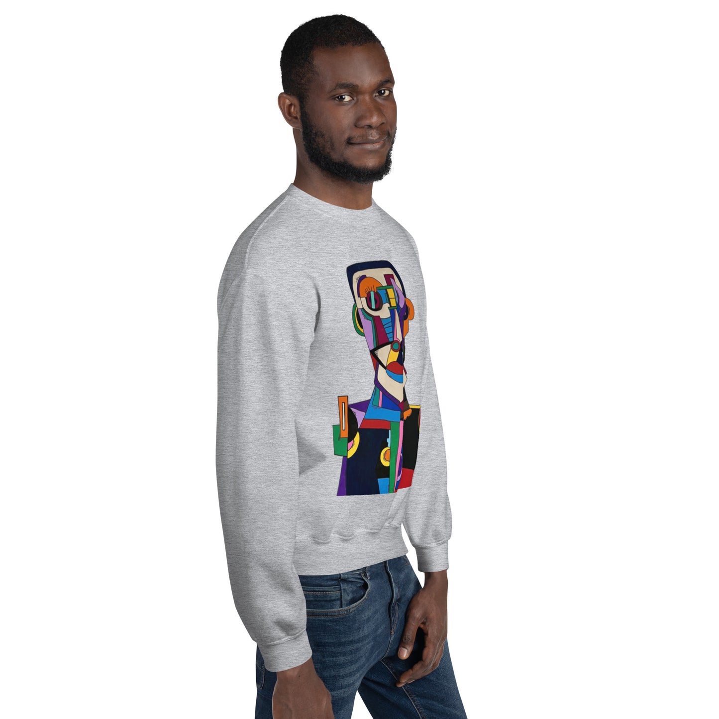 "Frantic scholar in search of happiness"Unisex Sweatshirt