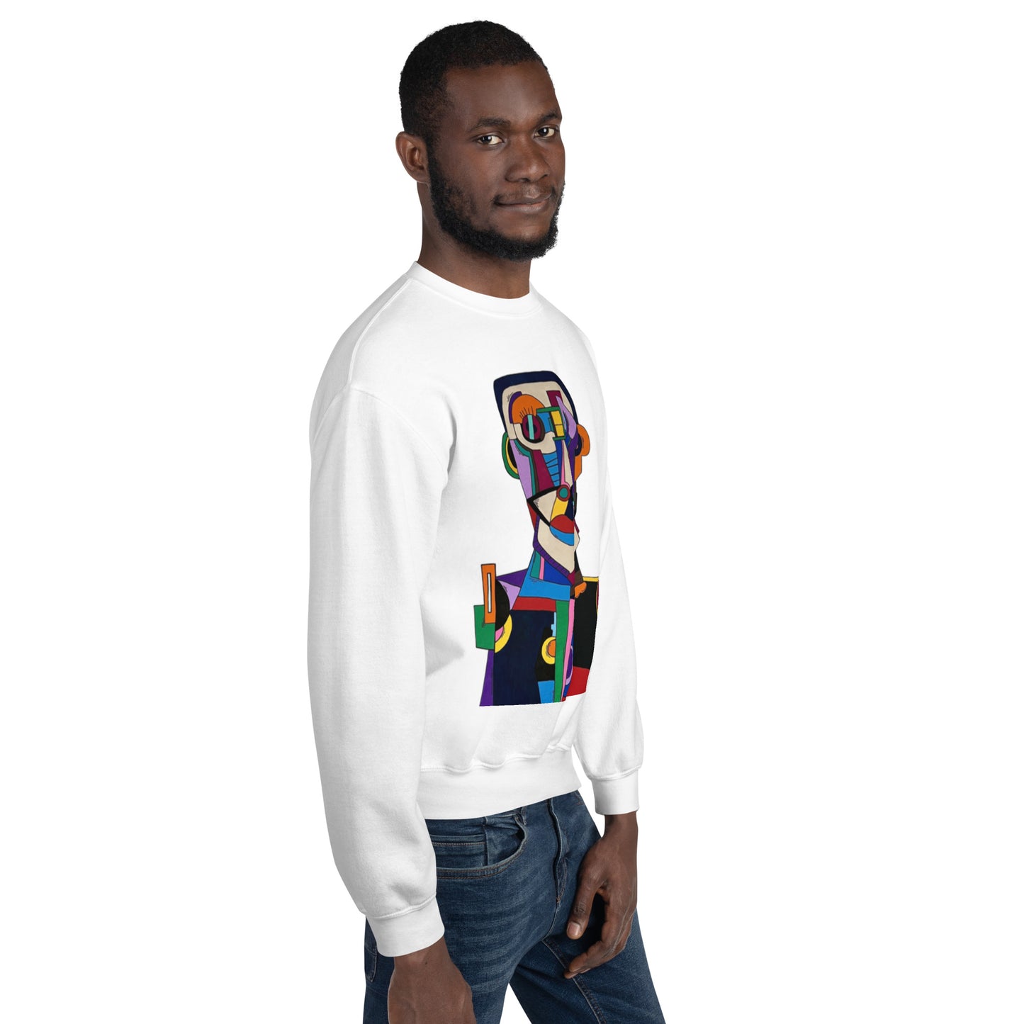 "Frantic scholar in search of happiness"Unisex Sweatshirt