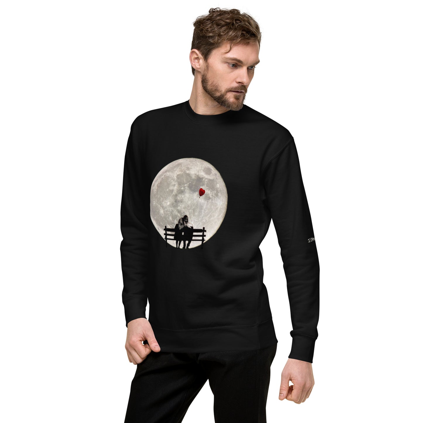 "moon" Unisex Premium Sweatshirt