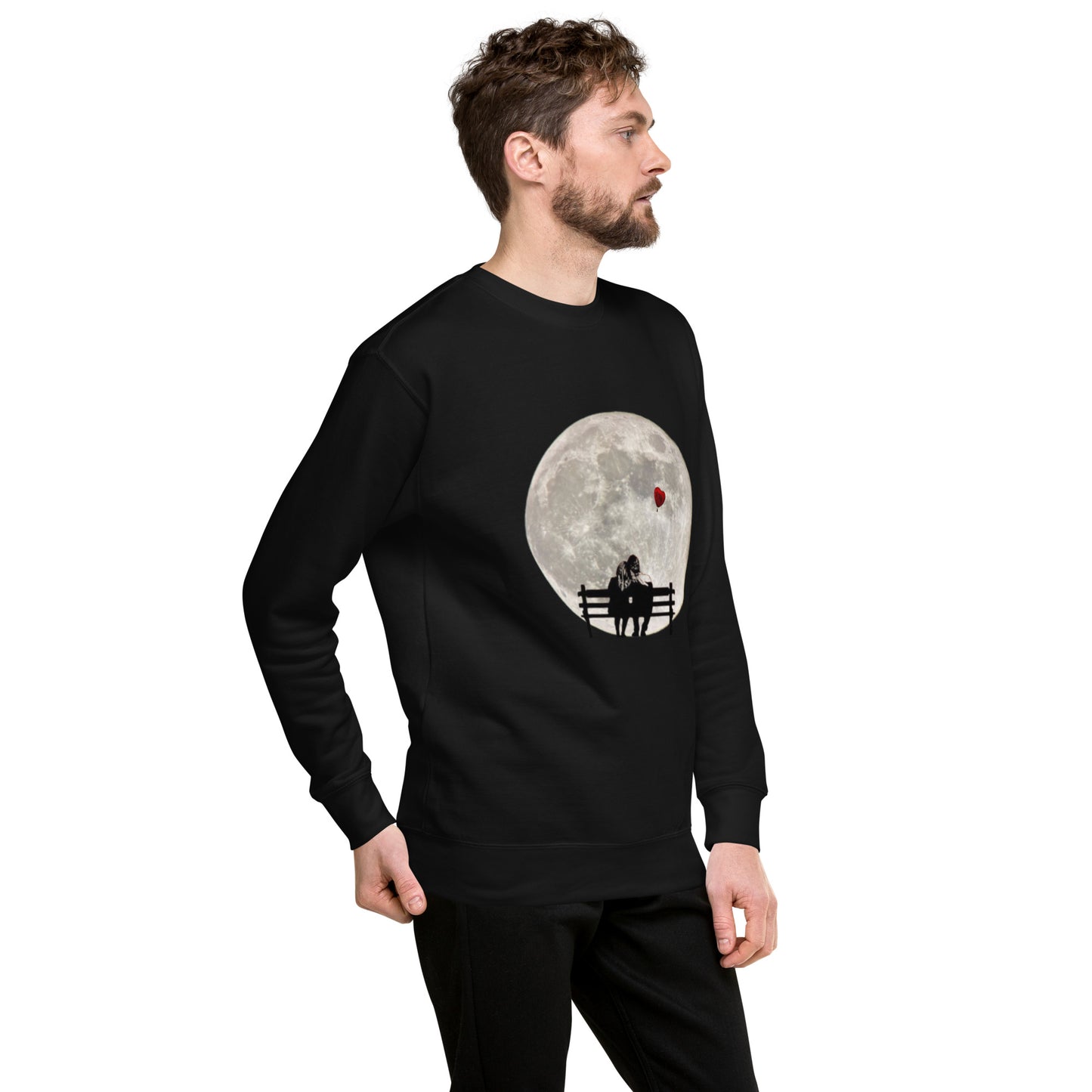 "moon" Unisex Premium Sweatshirt