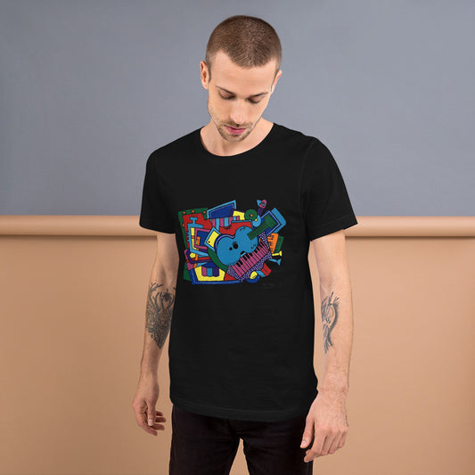 The love of music Unisex t-shirt