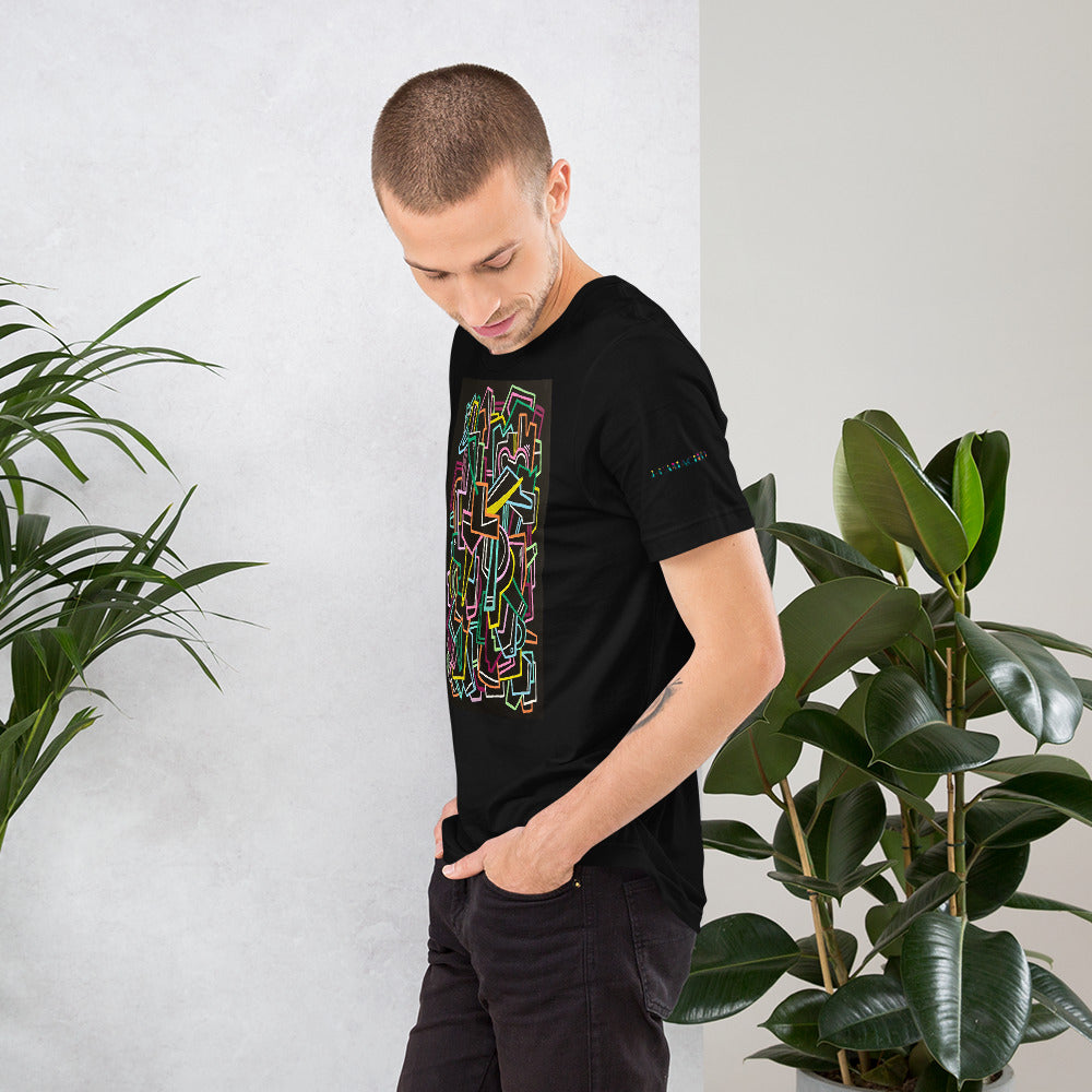 "Melodies of my silhouette" Unisex t-shirt