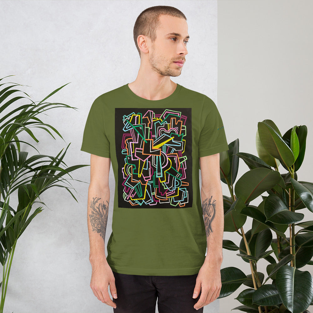 "Melodies of my silhouette" Unisex t-shirt