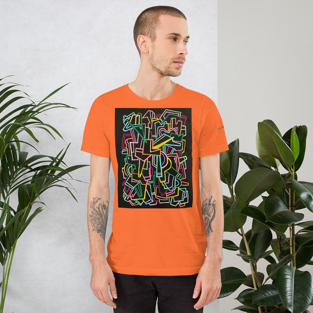 "Melodies of my silhouette" Unisex t-shirt