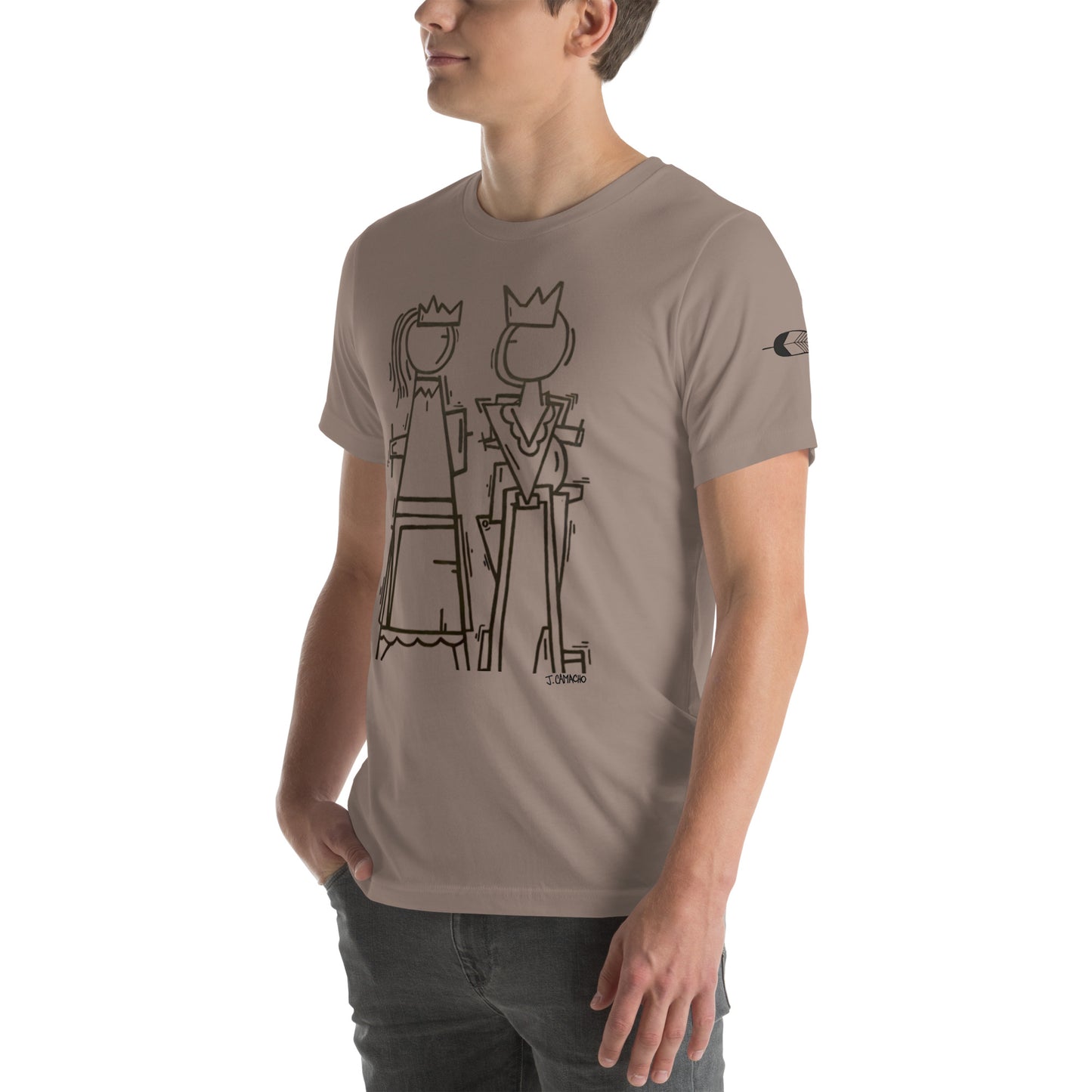 "King and Queen" Unisex t-shirt