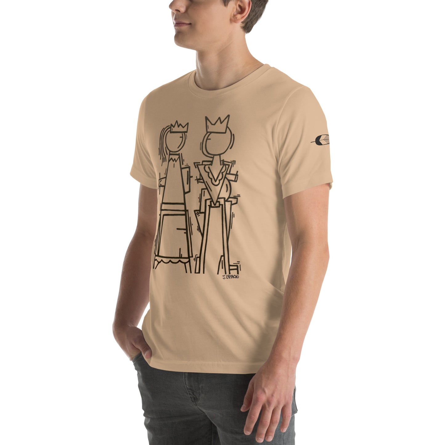 "King and Queen" Unisex t-shirt