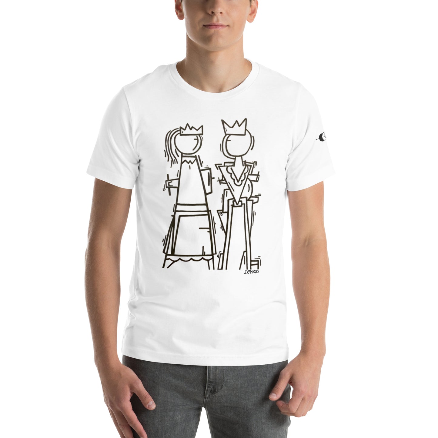 "King and Queen" Unisex t-shirt