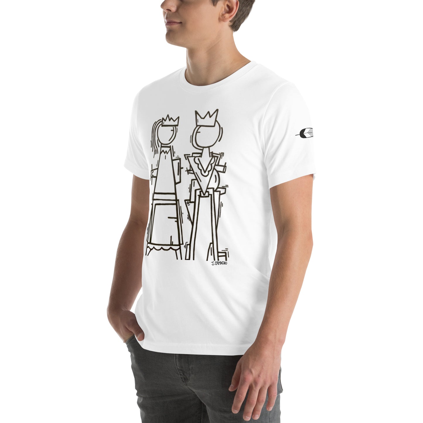 "King and Queen" Unisex t-shirt