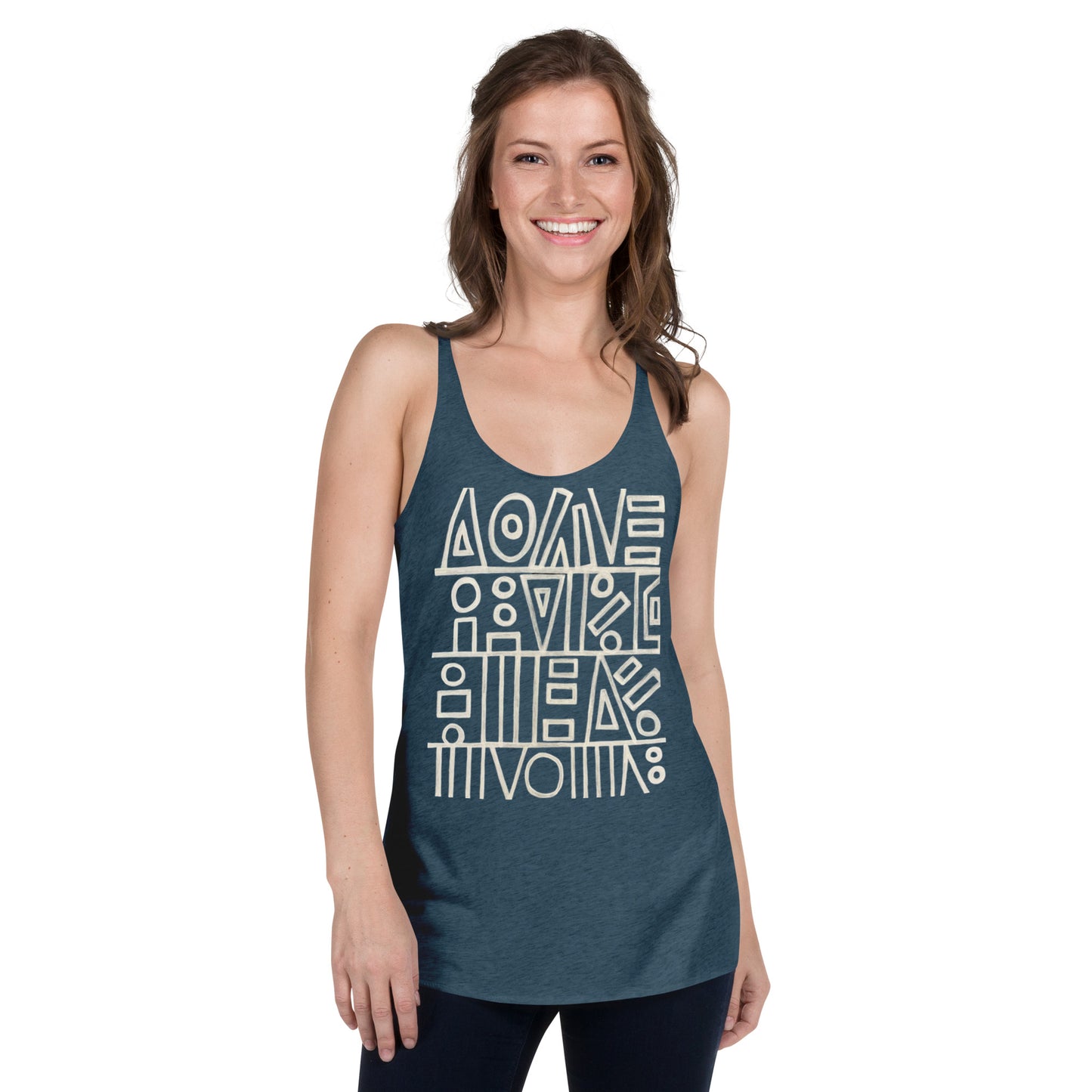 "Symbol of love" Women's Racerback Tank