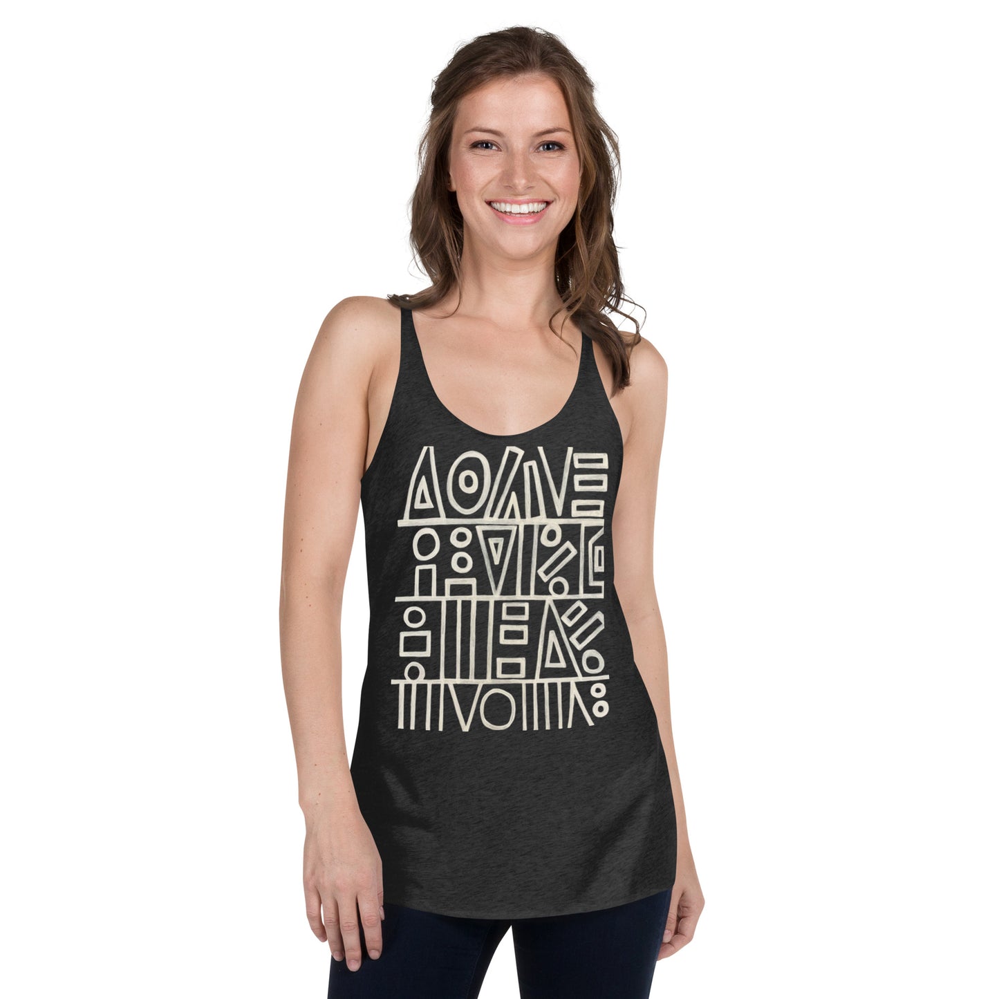 "Symbol of love" Women's Racerback Tank