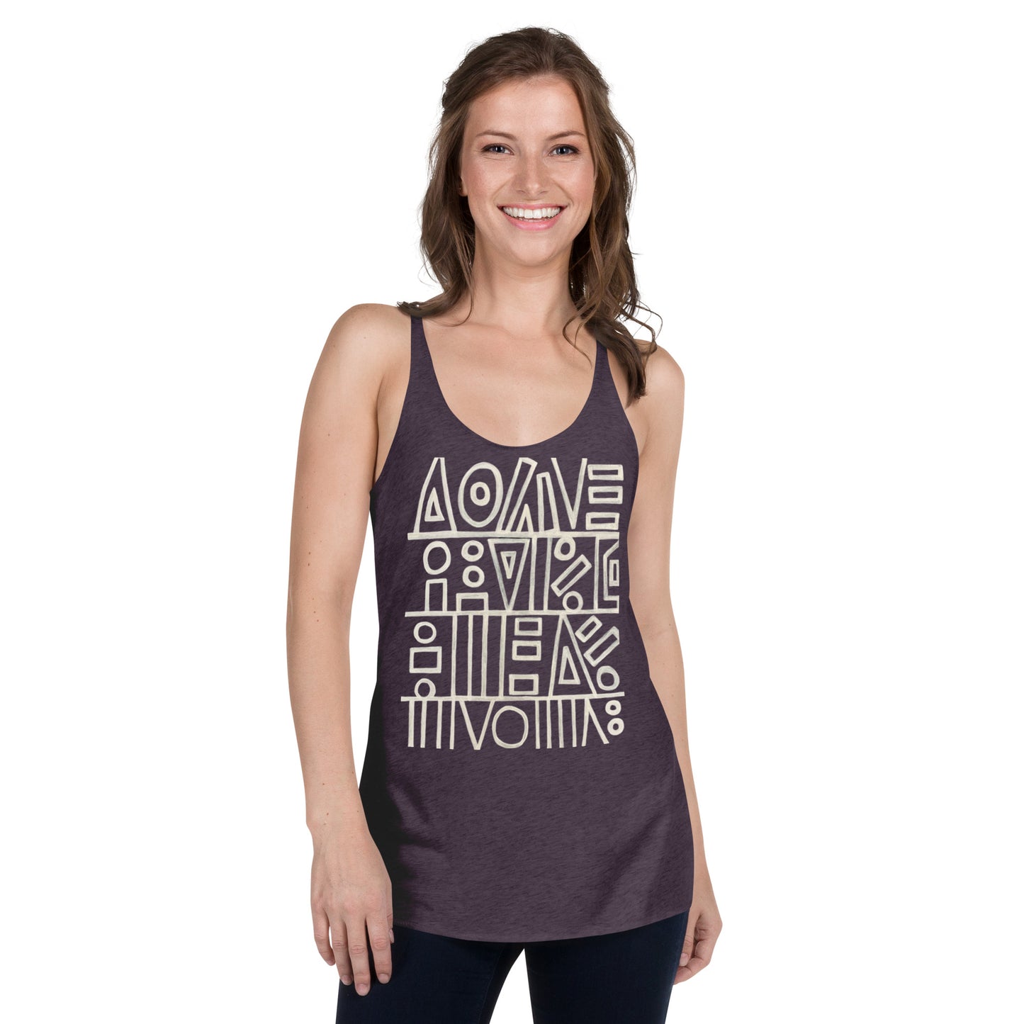 "Symbol of love" Women's Racerback Tank