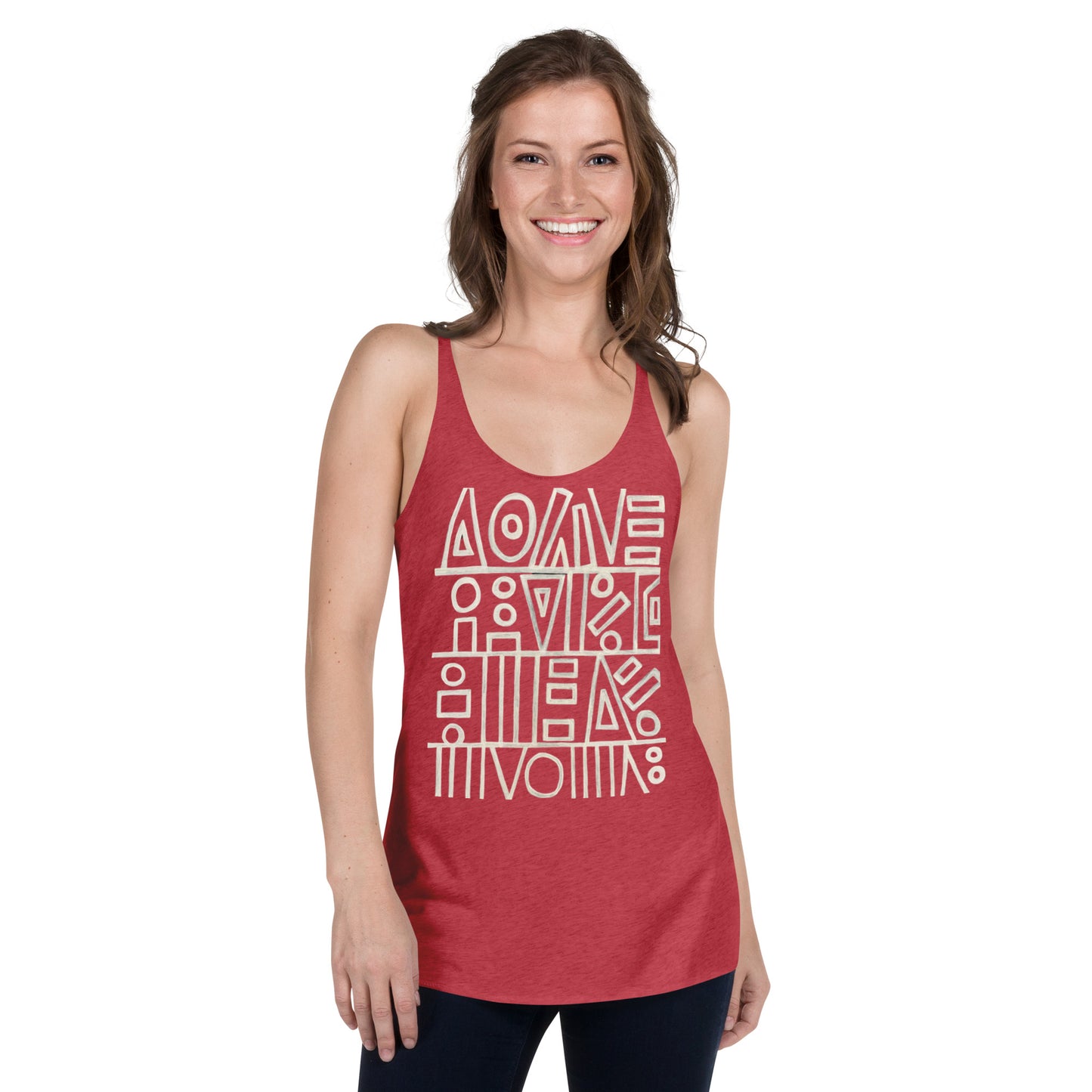 "Symbol of love" Women's Racerback Tank