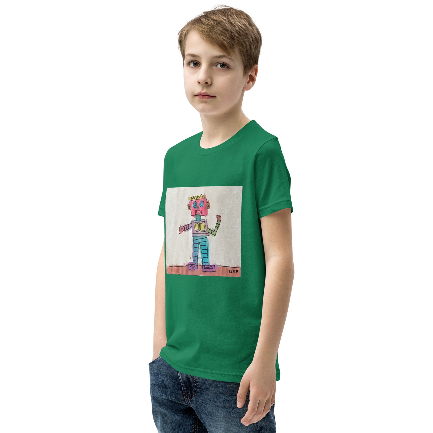 Robot Youth Short Sleeve T-Shirt